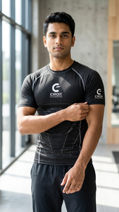 Camiseta Deportiva de Compresión Personalizada para Hombre, Camiseta Deportiva de Manga Corta con Estampado Digital para Entrenamiento, Ropa Deportiva de Alto Rendimiento - Product Image 3