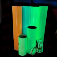 Lámina de Papel Fotoluminiscente Autoadhesiva Imprimible para Fabricantes, Rollo de Vinilo Luminoso para Seguridad en Salidas de Emergencia
