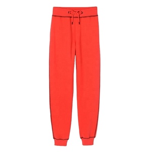 Offre Spéciale vêtements de sport pour femmes pantalons de survêtement 100% coton séchage rapide Logo personnalisé Sports d'hiver durables taille élastique avant plat - Product Image 5