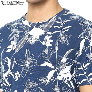 Camiseta de Verano con Estampado Tropical Sublimado, de Alta Calidad, Cómoda, Informal, de Manga Corta, para Uso Diario, Transpirable - Product Image 6