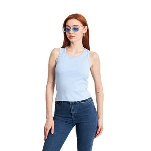 Camiseta sin mangas de algodón personalizada para mujer, camiseta sin mangas de tela suave y transpirable para mujer, Camisa sin mangas informal de la mejor calidad en blanco para imprimir - Product Image 1