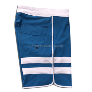 Pantalones cortos de surf elásticos de 4 vías para hombre, bañadores con bolsillos a prueba de agua con diseño de logotipo personalizado al por mayor - Product Image 2