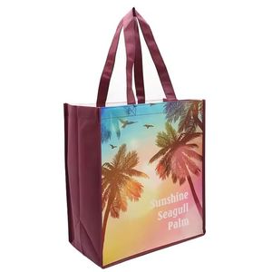 Gravure Printing Flexo Hand Length Non Woven Tote <b>Bag</b> Reusable Handle PP Non Woven <b>Bag</b> Custom Color and Logo Viet Nam Factory - Product Image 4