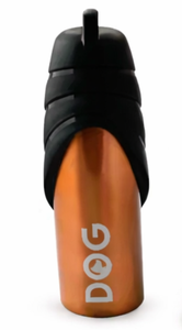 Bouteille en cuivre pour animaux de compagnie 750 ml, distributeur de bouteille d'eau pour animaux de compagnie en acier pour chien, bouteille d'alimentation - Product Image 3