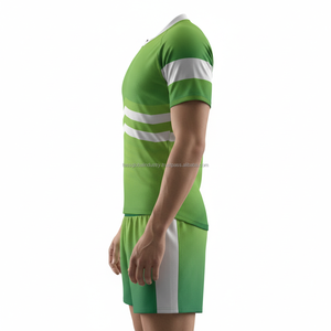 Rugby Uniform Embroidery Short Sleeve Custom OEM Wholesale - Product Image 3