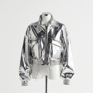 Veste en cuir de style Genz de haute qualité, très élégante et cool - Product Image 1