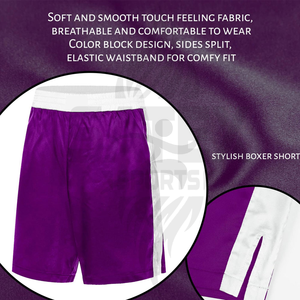 กางเกงชกมวยแบบยูนิเซ็กซ์ สำหรับคิกบ็อกซิ่ง MMA มวยไทย ผ้าโพลีเอสเตอร์ 100% ยืดได้ รับผลิตตามสั่ง ขายส่ง - Product Image 6