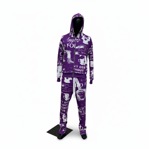 Unisex Stone Wash Embroidered Printed Hooded Tracksuit Full Zip Streetwear <b>Set</b> Cotton Regular Fit Four-Way Stretch Vintage - Product Image 5