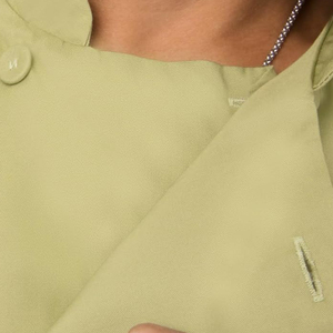 เสื้อเชฟออกแบบใหม่ โลโก้สั่งทำได้ ชุดยูนิฟอร์มครัวมืออาชีพ แจ็คเก็ตแขนยาวสำหรับเชฟผู้บริหารร้านอาหาร - Product Image 6