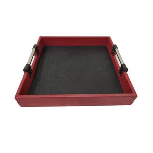 ถาดเสิร์ฟอาหารสร้างสรรค์พร้อมที่จับเครื่องใช้บนโต๊ะอาหารที่ออกแบบล่าสุดเสิร์ฟอาหารถาดขนมหวานสําหรับซัพพลายเออร์ขายส่ง - Product Image 1