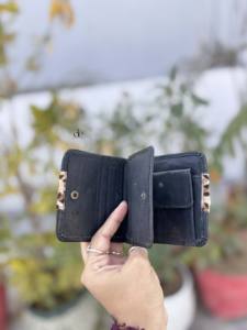 กระเป๋าสตางค์หนังแท้ลายสัตว์ ดีไซน์ใหม่ หนังวัวพิมพ์ลายเสือดาว สำหรับผู้ชาย พร้อมช่องใส่บัตร ขายดี เป็นของขวัญสำหรับเขา - Product Image 3