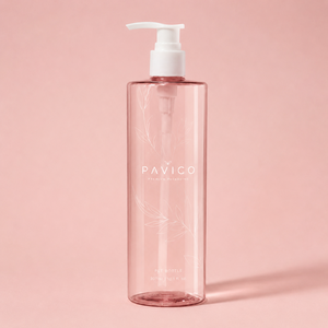 300ml Eco-Friendly Clear Aqua <b>Pump</b> Custom Logo White for Body Wash Cosmetic PET <b>Lotion</b> Shampoo Essential Oil <b>Bottle</b> Packaging - Product Image 1