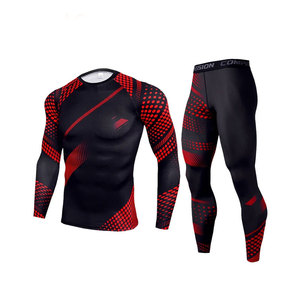 <b>Compression</b> <b>Underwear</b> Gym Sportswear Unisex Tights Training Workout Jogging Sports Set Running Rash Guard Tracksuit Seamless - Product Image 1