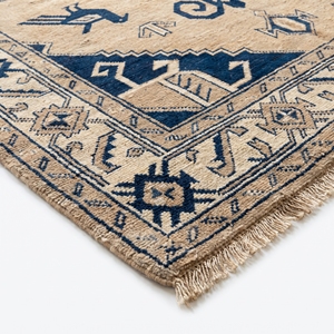 Alfombra de Lana Oushak Hecha a Mano con Diseño Navajo Clásico, Antideslizante, de Pelo Corto y Grosor Medio para Sala de Estar, Hotel, Venta al Por Mayor - Product Image 4