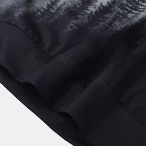 Sudadera con capucha para hombre, personalizada, al por mayor, estilo urbano, con cremallera, doble capa, forro polar, peso pesado, 100% algodón, estampado digital, para otoño - Product Image 4
