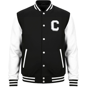 <b>mens</b> letterman <b>jacket</b> with breathable construction for comfort <b>men</b> letterman <b>jacket</b> with classic look - Product Image 4