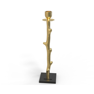 Branch <b>Candlestick</b> Holder <b>Silver</b> Metal Home Decoration Durable Design - Product Image 4