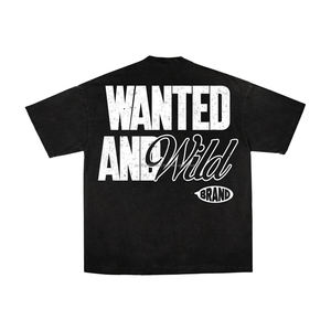 T-shirt vintage à manches longues, surdimensionné, en coton épais, avec impression graphique, délavé à l'acide, orné de strass, double couche - Product Image 6