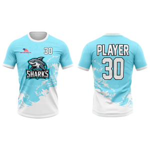 Pure Youth Custom Full Sublimation Lightning 7 v 7 Compression Turtleneck Jersey Streetwear Skull 7v7 Flag Football Jersey - Product Image 3