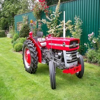 Tracteur agricole Massey Ferguson 135 55 CV à transmission automatique 4x4, moteur et boîte de vitesses, garantie 3 ans