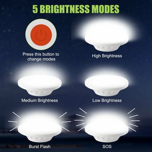 Oplaadbare 60 Led Outdoor Camping Tent Licht Usb & Zonne-Energie Wandelen Lantaarn Lamp - Product Image 2