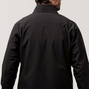 OEM Service Winter Casual Men's Softshell <b>Jacket</b> with Stand Collar Zipper Front Hooded Waterproof Windproof & Breathable - Product Image 3