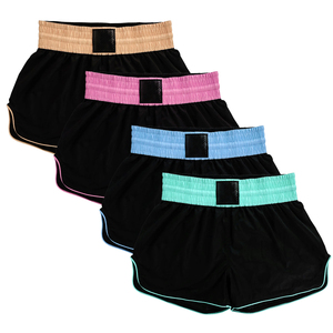 Shorts de Muay Thai pour hommes, taille élastique sur le devant, respirants, extensibles, légers, séchage rapide, entraînement, shorts de boxe MMA personnalisés - Product Image 1