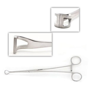 Pinces à tissus Babcock en acier inoxydable allemand, instrument médical, pinces de préhension Babcock, non stériles, 9.5 - Product Image 1