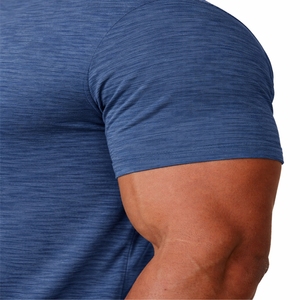 Camiseta Deportiva de Manga Corta para Hombre, Cuello Redondo, 100% Algodón de Alta Calidad, con Logotipo Personalizado, Transpirable y Ecológica - Product Image 5