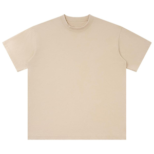 เสื้อยืดคอกลมแขนสั้นผู้ชาย ผ้าฝ้าย 100% ทรงปกติ สไตล์ลำลอง ผ้าเจอร์ซีย์ถักลายกราฟิกด้านหน้า ล้างสีแบบแอซิดวอช ทรงพอดีตัว - Product Image 3