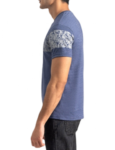 Camiseta de Cuello Redondo 100% Algodón para Hombre, Impresión Digital Personalizada, Anti-Pilling, Secado Rápido, Ecológica, Transpirable, Manga Corta, Venta al Por Mayor - Product Image 4