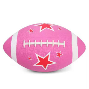 Balón de Rugby para Práctica en Exteriores, Resistente a la Intemperie, Balón de Rugby para Partidos y Entrenamientos, Balón de Rugby Cosido a Mano de Primera Calidad - Product Image 1