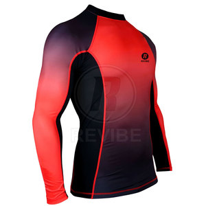 High Quality Breathable Eco-Friendly MMA Rash Guard Spandex Polyester New Arrival Made in Pakistan - Product Image 3