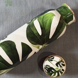 ของตกแต่งขวดพิมพ์ลายใบไม้ทองแดง ของตกแต่งโต๊ะ อุปกรณ์ครัว ของขวัญ - Product Image 3