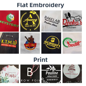 Delantales de Chef Personalizados al por Mayor con Logotipo, Delantales de Lona Ajustables con Cierre a Presión y Bolsillo Frontal, Delantales de Barman con Diseño Personalizado - Product Image 3