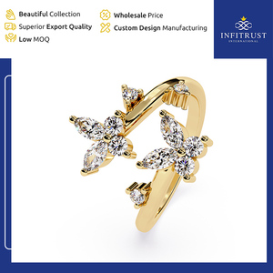 Leaders in Supplying Proven-Quality Handcrafted 925 Sterling <b>Silver</b> <b>Solitaire</b> Diamond <b>Rings</b> with VVS Clarity from Indian Vendor - Product Image 2