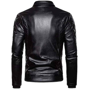 Chaqueta de Cuero Unisex para Invierno MARGINAL SPORTS OEM, Cuello Camisero, Estilo Casual, Elegante, Ecológica, Resistente al Viento y Transpirable - Product Image 5