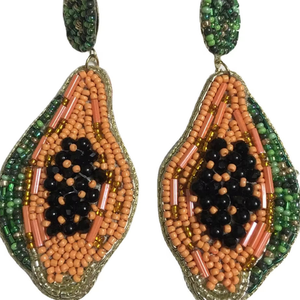 Pendientes de Cuentas con Forma de Mariposa, Estilo Boho Clásico, Bordados con Cuentas, Joyería Ligera de Algodón, Estilo 173 - Product Image 3