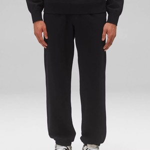 Ensemble sweat à capuche et pantalon de survêtement noir pour homme, coupe ample, décontracté, pour le sport et l'automne, avec cordon de serrage à la taille et poches latérales - Product Image 4