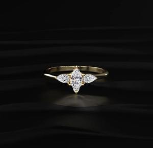 แหวนฮิปฮอปดีไซน์เนอร์ประดับมอสซาไนต์ เงินแท้ 925 แหวนแต่งงานแบบกำหนดเอง แหวนเงินแท้สำหรับงานปาร์ตี้หรือเป็นของขวัญ - Product Image 1