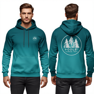 Men's Graphic Cotton Screen Print Hoodie Casual Pullover Fashion Apparel Premium Comfortable Daily Wear - Product Image 3
