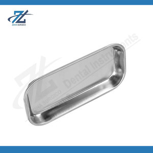 Plateau de rangement pour instruments chirurgicaux dentaires en acier inoxydable, plateau pour dispositifs médicaux de laboratoire, utilisation en clinique dentaire et laboratoire, fabriqué au Pakistan - Product Image 6