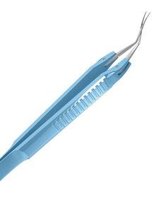 Pinzas de Capsulorrexis Curvas Manuales de Acero Inoxidable de Calidad Premium, 11 mm, Instrumento Quirúrgico Oftálmico, ORL y Hospitalario - Product Image 2