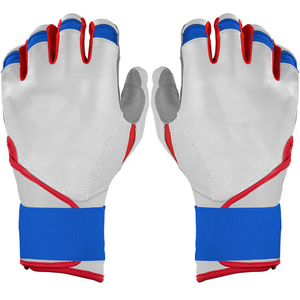 Pink And Teal Leather Sports <b>Gloves</b> Wrist Length Breathable For Spring And Summer Outdoor Use - Product Image 2