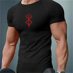 <b>Men</b> Print <b>Compression</b> <b>Shirts</b> Summer Short Sleeve Rash Guard Gym Workout T <b>shirt</b> Athletic Quick Dry Swim Jacket Sun Protection - Product Image 6
