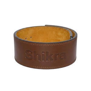 Cinturón de Cuero Personalizado para Gimnasio, Cinturón de Levantamiento de Pesas, Cinturón de Soporte para Entrenamiento de Alta Resistencia - Product Image 3