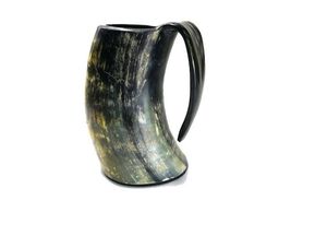 Mug à boire moderne fait main à double paroi, inspiré des Vikings, en corne naturelle de qualité supérieure, pour bar, maison, fête, à prix bas - Product Image 3