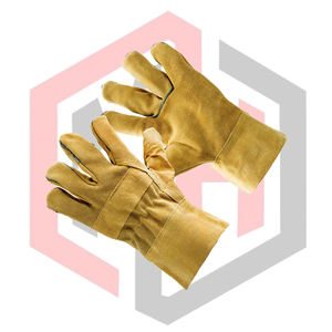 Gants de soudage TIG MIG en cuir grainé, antistatiques, résistants à la chaleur, respirants et indéchirables, personnalisables, sans silicone - Product Image 4