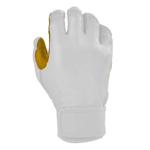 Gants de frappe en cuir blanc rembourrés avec fermeture auto-agrippante, unisexes, pour adultes, entraînement, ambidextres - Product Image 3