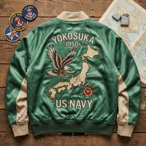 เสื้อแจ็คเก็ตซูกะจัง ทรงทันสมัย ซับในนุ่มสบาย ระบายอากาศได้ดี เป็นมิตรต่อสิ่งแวดล้อม แขนเสื้อสีตัดกัน ดีไซน์ด้านหน้าแบบดั้งเดิม - Product Image 6